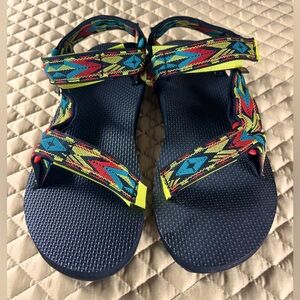 Teva Colorful Masai  Patterned Original Universal Sandal, Size 7, NWOT